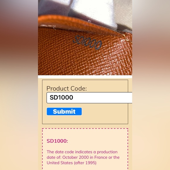 SD1000 | Louis Vuitton Tressor Wallet GUC - Picture 3 of 15